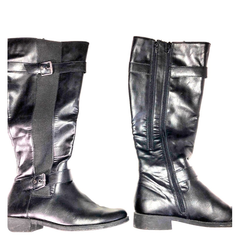 A2 by Aerosoles Black Riding Boots